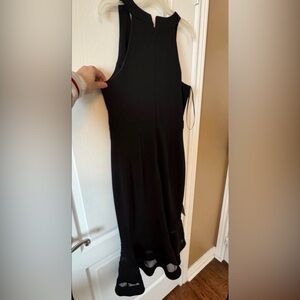 Black Zippered Fancy Dress
